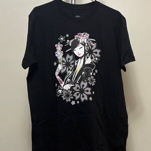 Tokidoki Black T-Shirt with Heart and Crossbones